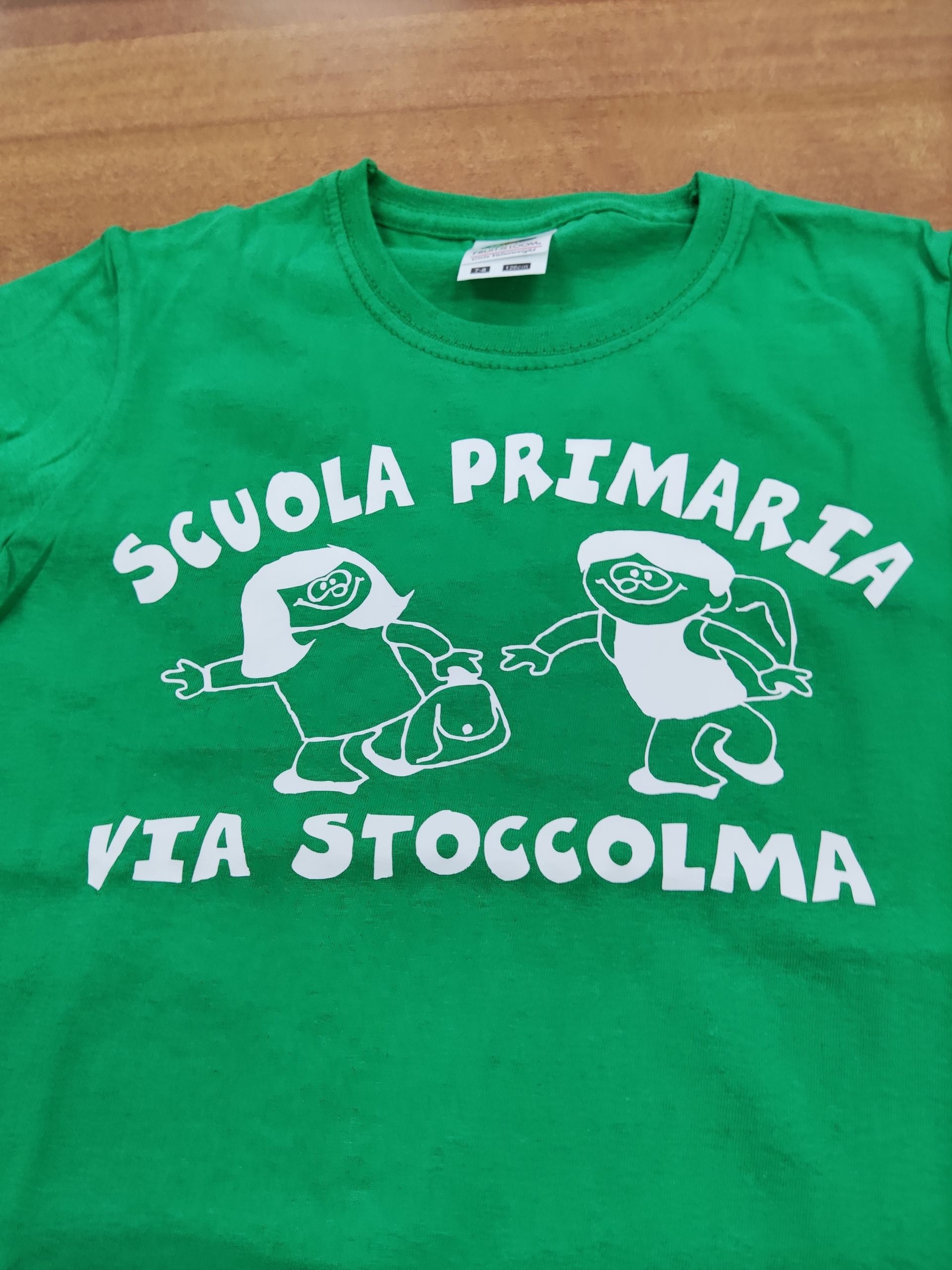 maglietta scuola primaria via stoccolma